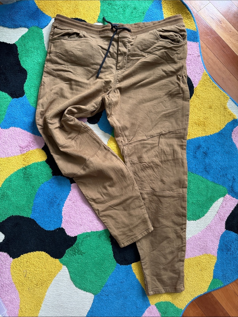 Tan Joggers pants with Drawstring - Le 31 Simons